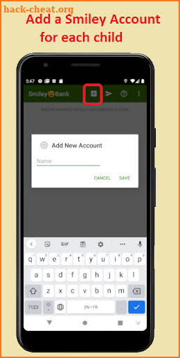 Smiley Bank for Smart Parenting screenshot