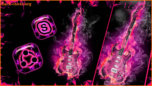 Smoke Guitar Theme screenshot