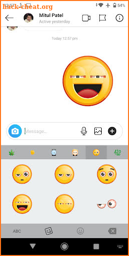 SMOKEmojis Stickers screenshot