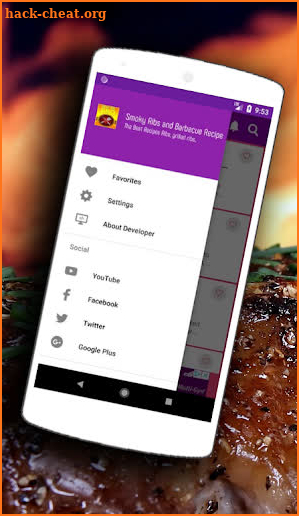 Smoky Ribs and Barbecue Recipe screenshot