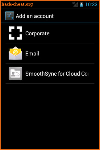 SmoothSync for Cloud Contacts screenshot