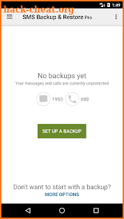 SMS Backup & Restore Pro screenshot