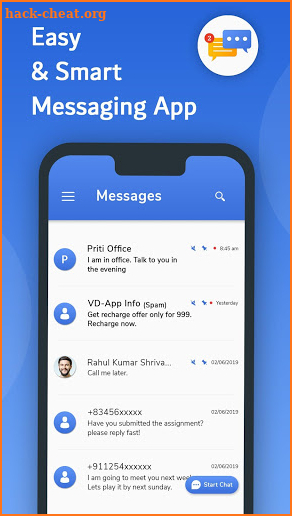 SMS Messages - Smart Messenger App screenshot