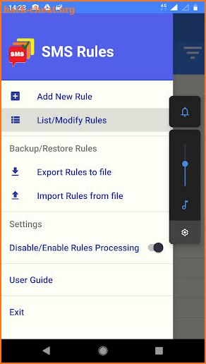 SMS Messages with Rules for Alerts & Notifications screenshot