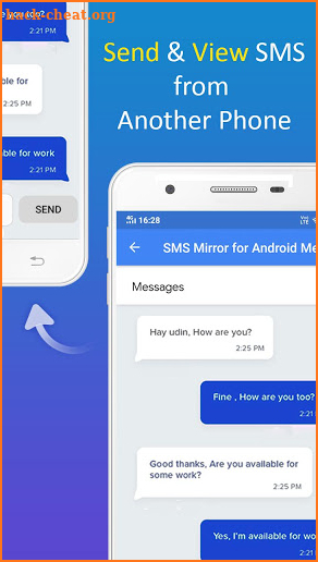 SMS Mirror for Android Messages screenshot