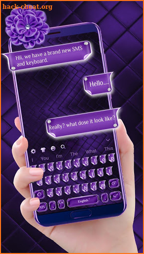 SMS Pretty Keyboard screenshot