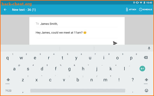 SMS Texting from Tablet & Sync screenshot