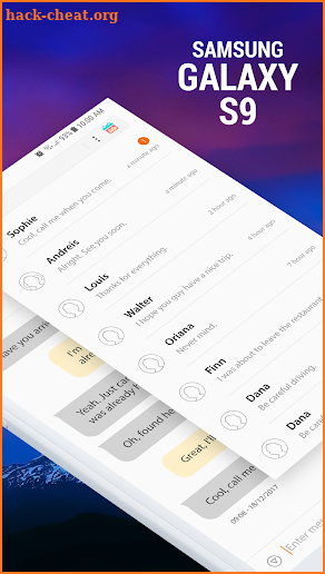 SMS Theme for Samsung Galaxy S9 - S9 Message screenshot