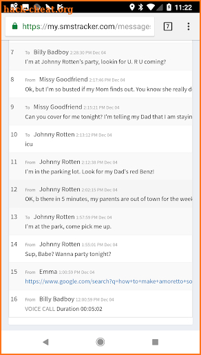 SMS Tracker (TM) screenshot