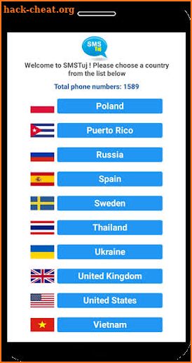 SMSTUJ - Virtual & Temporary SMS screenshot