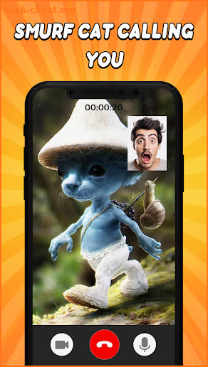 Smurf Cat Video Call & Chat screenshot