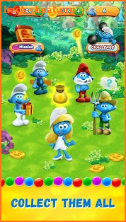 Smurfs Bubble Story screenshot