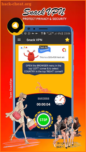 Snack VPN - Free VPN Proxy Server & Secure Service screenshot