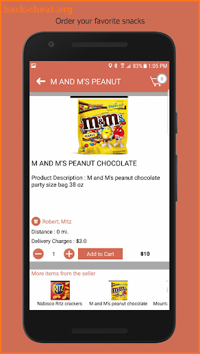 Snackspop: Snack Food Delivery screenshot