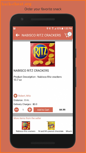 Snackspop: Snack Food Delivery screenshot