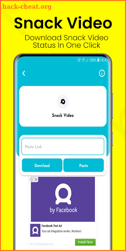 Snacky All In One Video Status Saver screenshot