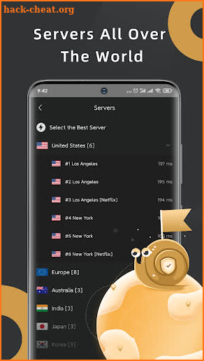 SnailVPN - Fast, Safe, Unlimited VPN Proxy screenshot
