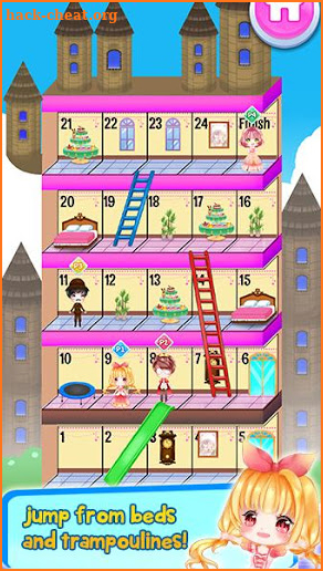 Snake & Ladder, Board game with Princess Cherry screenshot