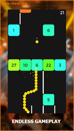 Snake eat Blocks screenshot