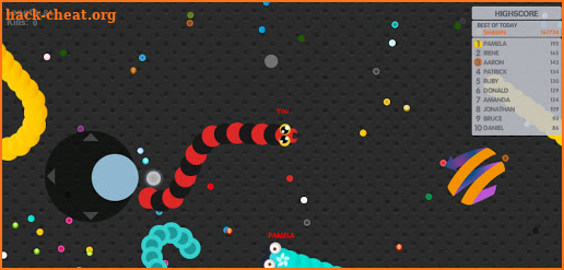 Snake io Worm Zone io Snake crawl game screenshot