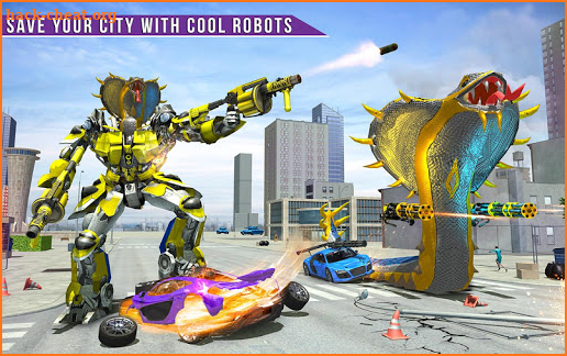 Snake Transform Robot Games screenshot