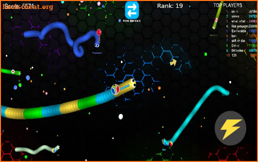 Snake Worm Crawl Zone io screenshot