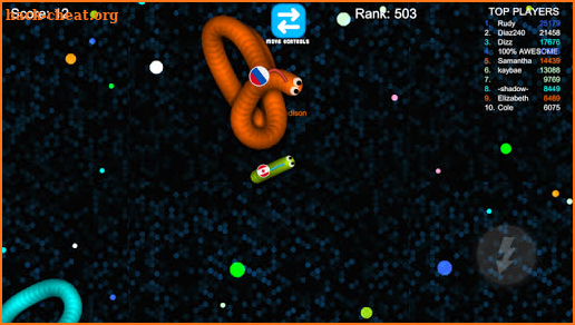 Snake Zone - Cacing.io Alaska Worms Zone screenshot