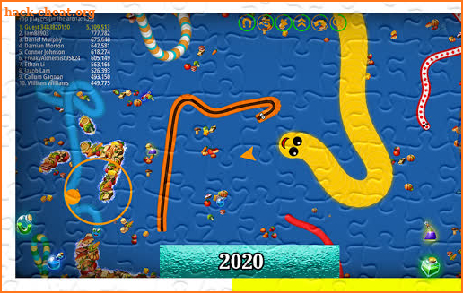 Snake zone : worm zone crawl io screenshot