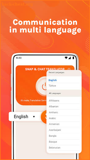 Snap & Chat Translator screenshot