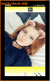 Snap Filter and Cat Face Editor Photo Design screenshot