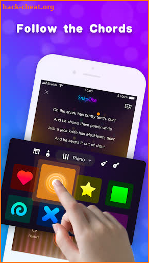 SnapOke - Play & Sing with Built-in Instruments screenshot