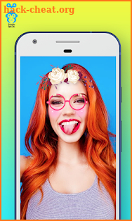 Snappy Photo Filter Sticker Flower Crown screenshot