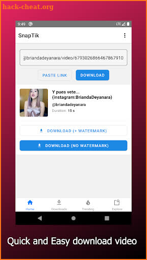 SnapTik -Video Downloader for TikTok & TikTok Lite screenshot