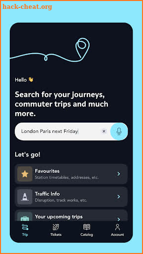 SNCF Connect: Trains & trips screenshot