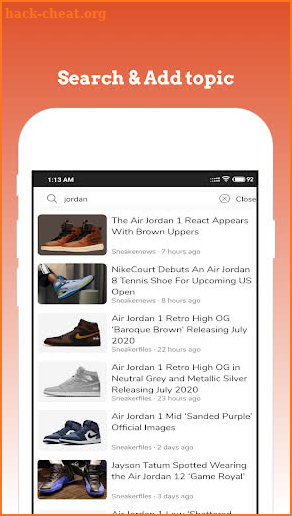 Sneaker - News & Release Dates screenshot