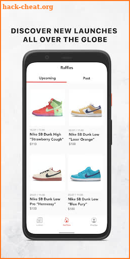 Sneakerdraws screenshot