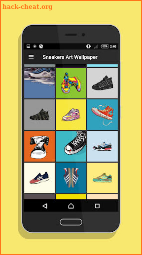 Sneakers Art Wallpaper screenshot