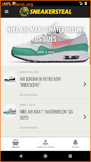 SNEAKERSTEAL screenshot