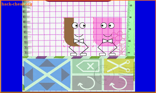 Snip and clip shapes cut puzzle screenshot