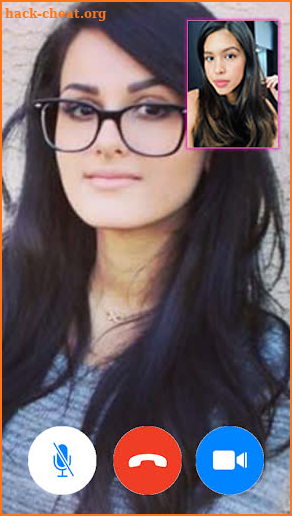 SniperWolf Fake Call - real video call simulator screenshot