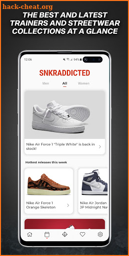 SNKRADDICTED – Sneaker App screenshot