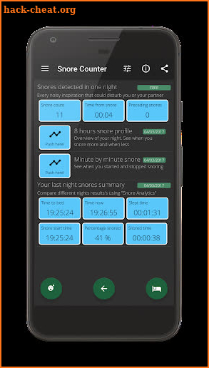 Snoring facts - snore counter screenshot