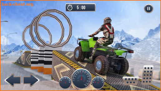 Snow ATV Bike Stunt Race screenshot