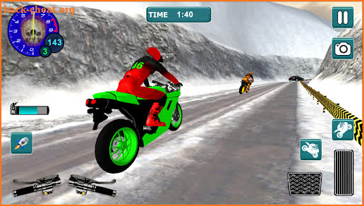 Snow Bike Motocross Racing - Mountain Driving 2019 screenshot