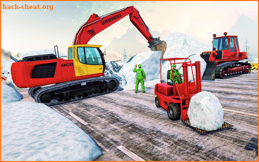 Snow Blower Excavator Crane Simulator screenshot