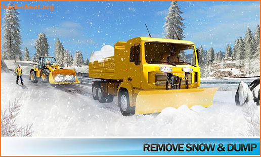 Snow blower, Excavator Crane Truck Driver screenshot