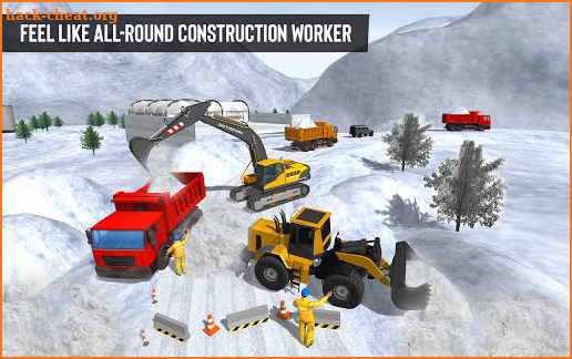 Snow Blower Excavator Machine: Dump Truck Driver screenshot