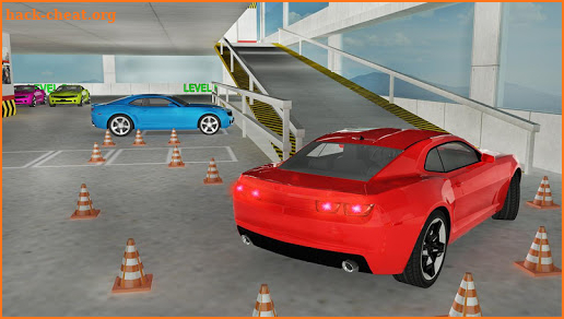 Snow Car Parking Real Driving School Parking Plaza screenshot