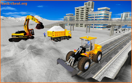 Snow Excavator Crane Simulator screenshot