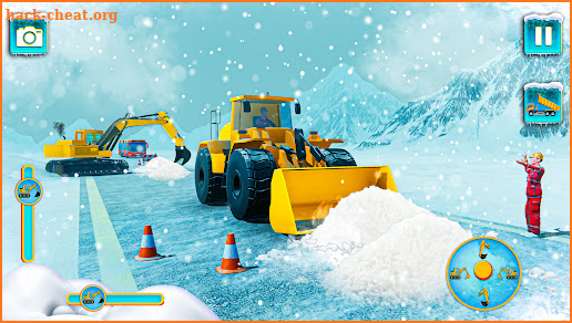 Snow Excavator Drive Simulator screenshot